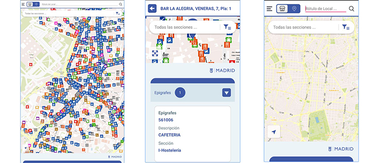 Informática del Ayuntamiento de Madrid lanza una app para censo de locales y actividades
