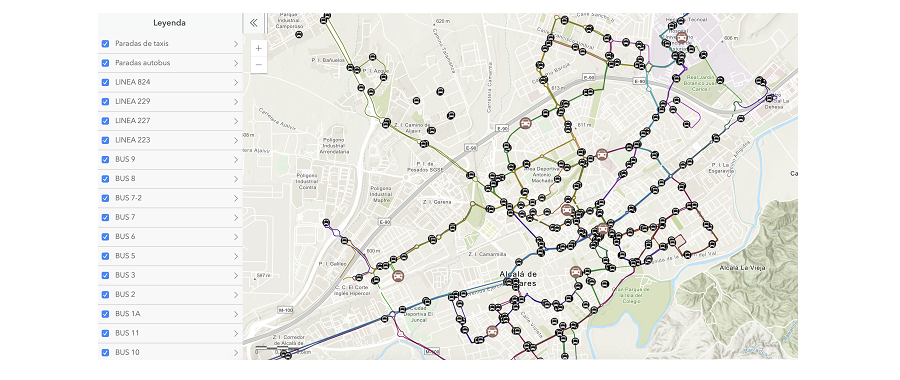 El Ayuntamiento de Alcalá de Henares pone a disposición de los vecinos varios mapas para localizar los diferentes servicios